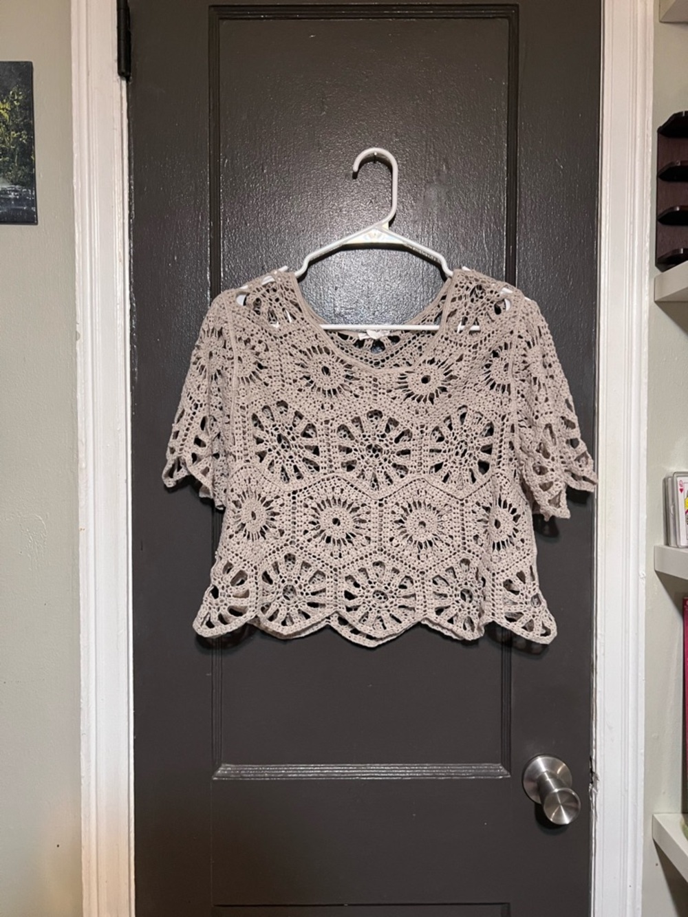 Crochet Short Sleeve Top